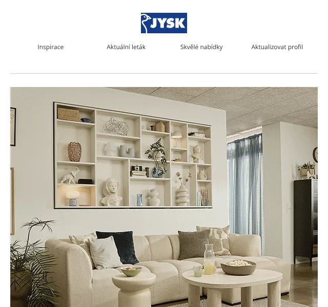 JYSK: nábytek na rodinné oslavy – až -42 % | Červenec 2026