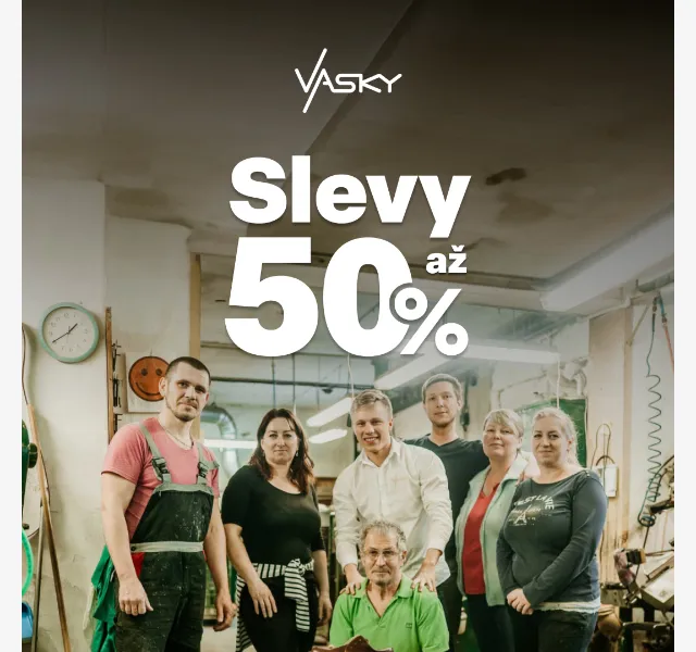 Vasky: slevy až 50 % na podzimní a zimní bestsellery – červenec 2026 | Nuslet.cz
