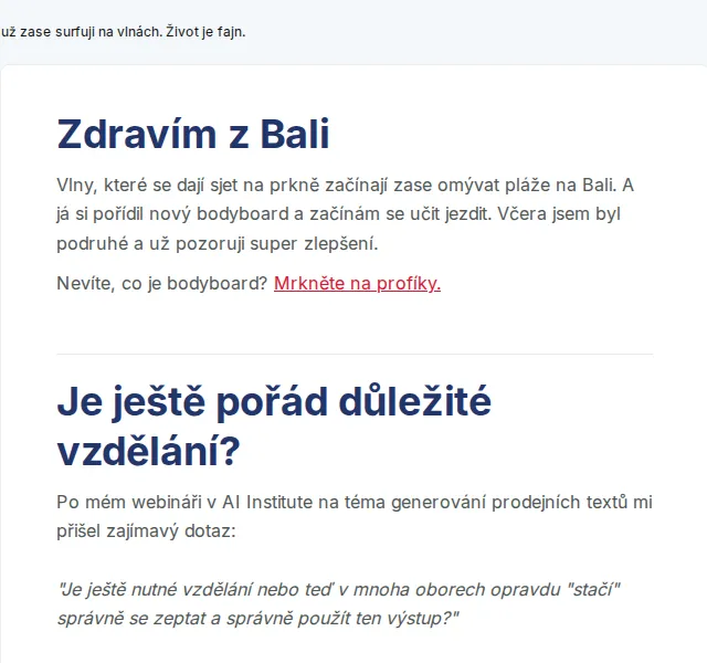 David Lörincz: Vzdělání v době AI – červen 2026 | Nuslet.cz