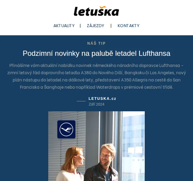 Letuška.cz: Vízum na Kubu za 750 Kč – Víza a novinky Lufthansa – červen 2026 | Nuslet.cz