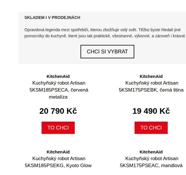 Potten & Pannen: KitchenAid roboty skladem – červen 2022 | Nuslet.cz