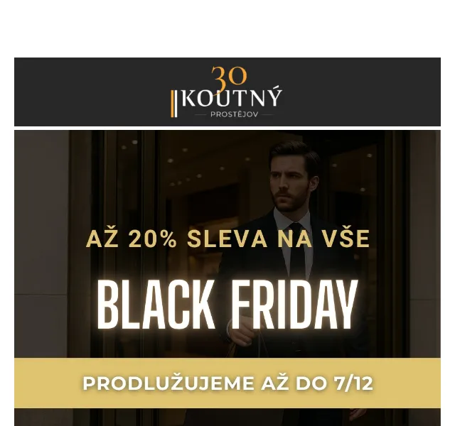 Koutný spol. s r.o.: prodloužený Black Friday – sleva 20 % na celý sortiment – červen 2026 | Nuslet.cz