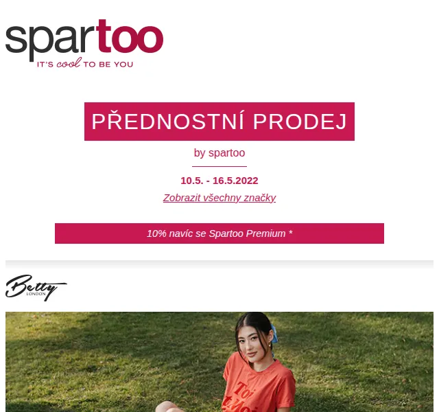 Spartoo.cz: Sleva až -50 % na Betty London, Geox, Moony Mood a Rucoline – červen 2026 | Nuslet.cz