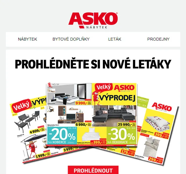 Asko Nábytek: Proměňte svůj domov – červen 2026 | Nuslet.cz