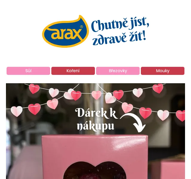 Potraviny Arax: dárek Fruit Fusion k nákupu nad 1000 Kč – červen 2026 | Nuslet.cz