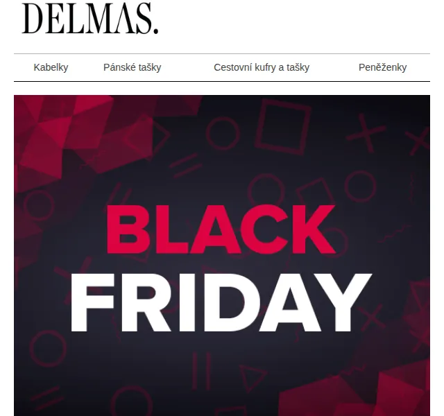 Delmas: Black Friday slevy až 40 % – listopad 2023 | Nuslet.cz