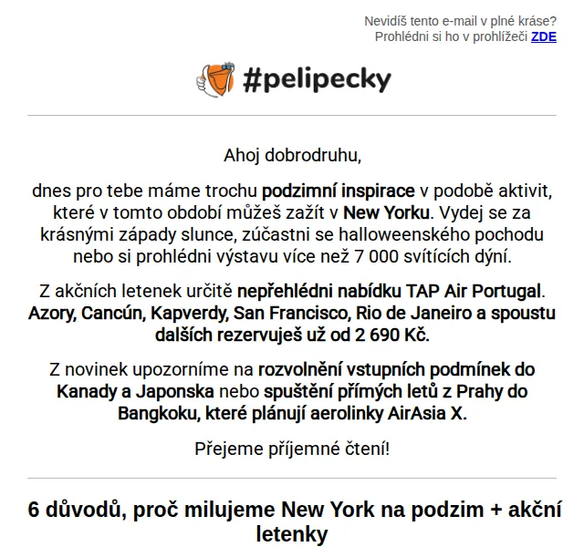 Tereza z Pelipecky.cz: akční letenky TAP Air Portugal od 2 690 Kč – červen 2026 | Nuslet.cz