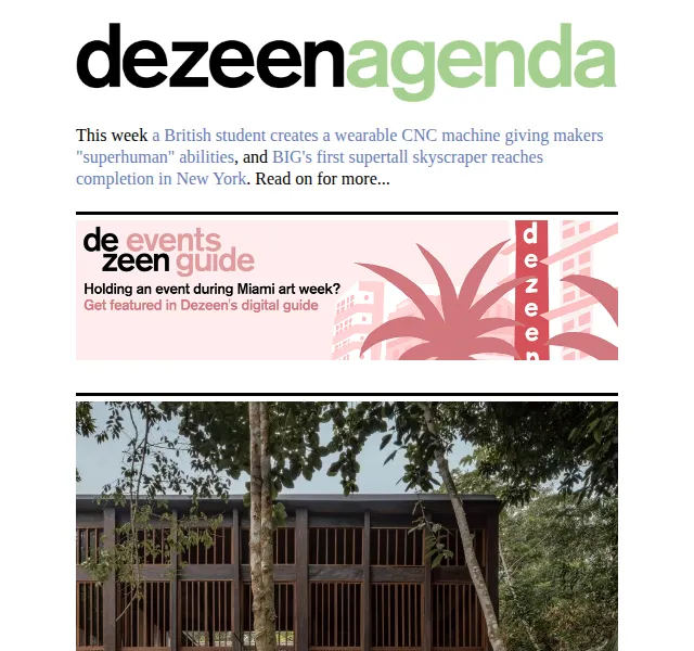 Dezeen Daily: Wearable CNC machine – červen 2026 | Nuslet.cz