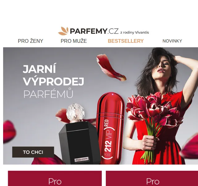 Parfemy.cz: Jarní výprodej parfémů – červen 2026 | Nuslet.cz