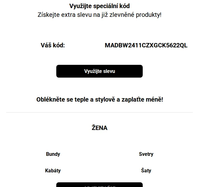 Modivo: extra sleva na zlevněné produkty – červen 2026 | Nuslet.cz