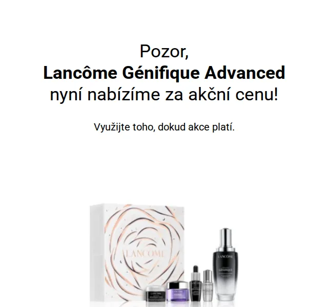Notino: Lancôme Génifique Advanced za 3610 Kč – červenec 2026 | Nuslet.cz