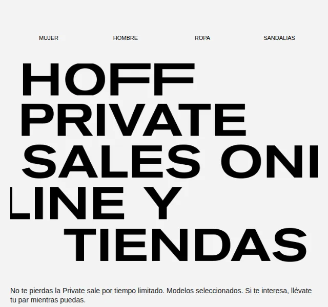 HOFF: Private Sale s módou a sandály – červen 2026 | Nuslet.cz