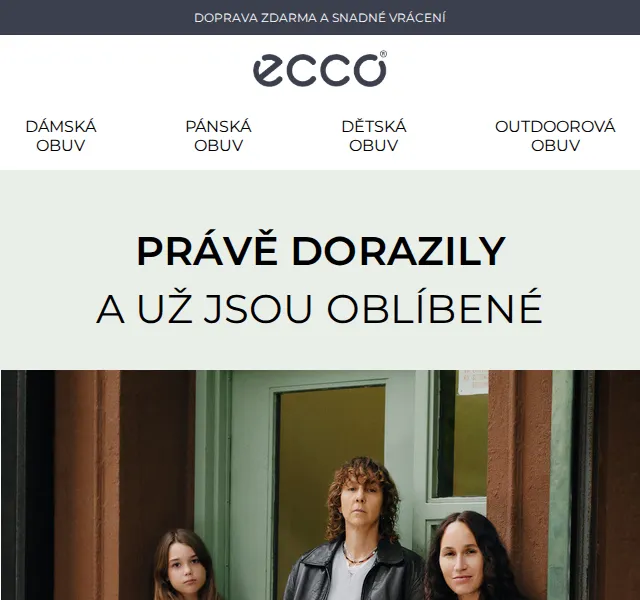 ECCO: Oblíbené modely nové kolekce – červenec 2026 | Nuslet.cz