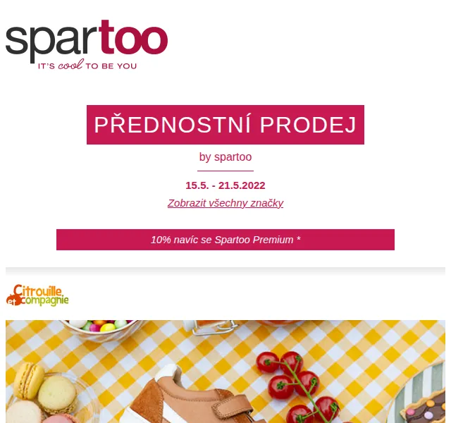 Spartoo: Citrouille, BOTD, Grace Shoes, Lois až -70 % – červen 2026 | Nuslet.cz