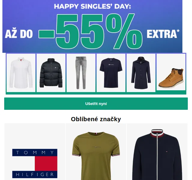 ABOUT YOU: Singles’ Day slevy –55 % – listopad 2026 | Nuslet.cz
