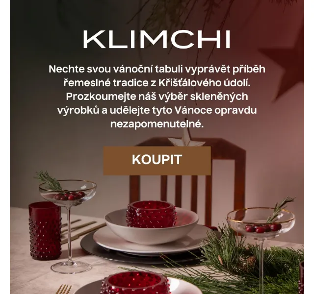KLIMCHI: Vánoční design Hobnail – červen 2026 | Nuslet.cz
