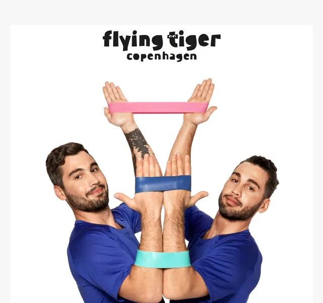 Flying Tiger Copenhagen: Cvičební pomůcky od 2 € – červen 2026 | Nuslet.cz