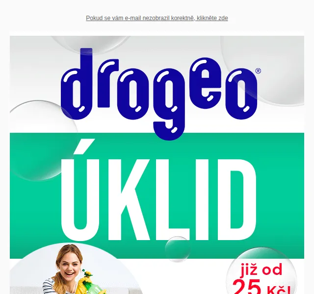 Drogeo: Vše pro úklid už od 25 Kč – červen 2026 | Nuslet.cz