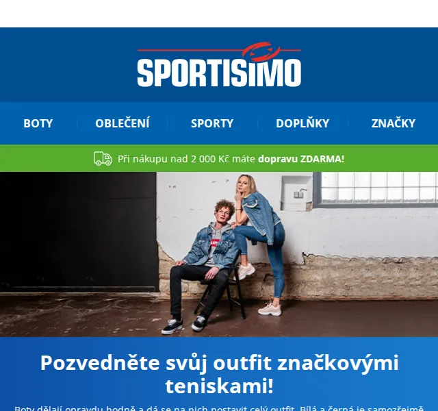 Sportisimo: Tenisky Nike, Adidas, Converse, Vans – červen 2026 | Nuslet.cz