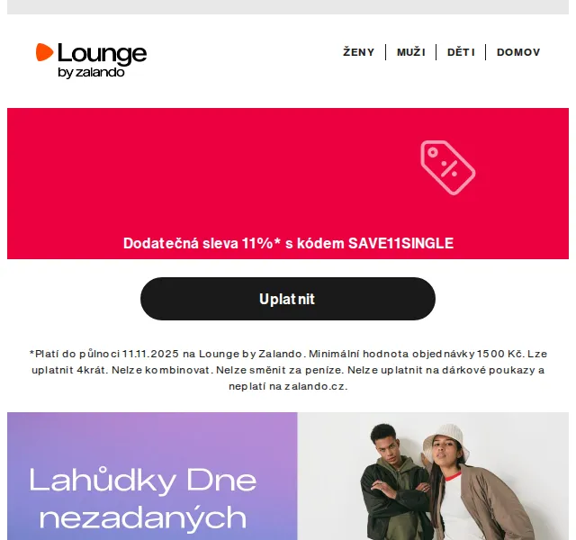 Lounge by Zalando: sleva až 71 % – duben 2026 | Nuslet