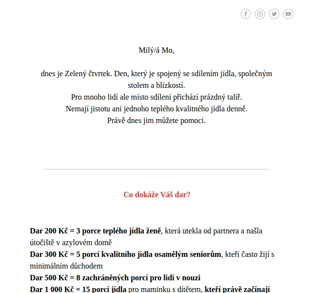 Zachraň jídlo: Darujte 200 Kč a nakrmte 3 lidi – červen 2026 | Nuslet.cz