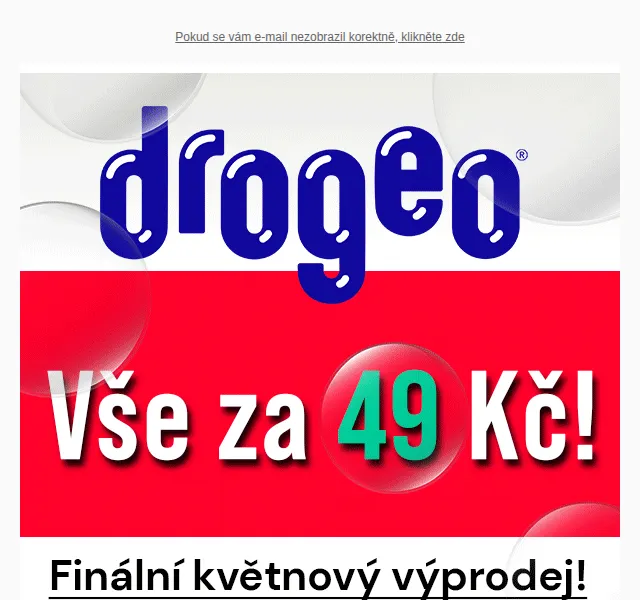 Drogeo: Vše za 49 Kč – červen 2026 | Nuslet.cz
