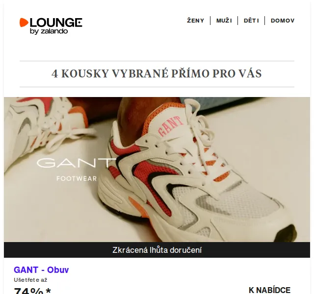 Lounge by Zalando: GANT, O'Neill a Salomon až 75% – červen 2026 | Nuslet.cz