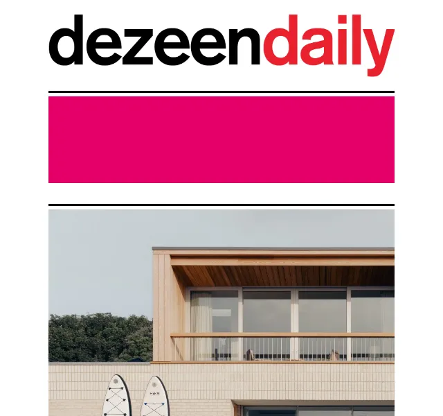 Dezeen Daily: nová kolekce designu a architektury – červen 2026 | Nuslet.cz