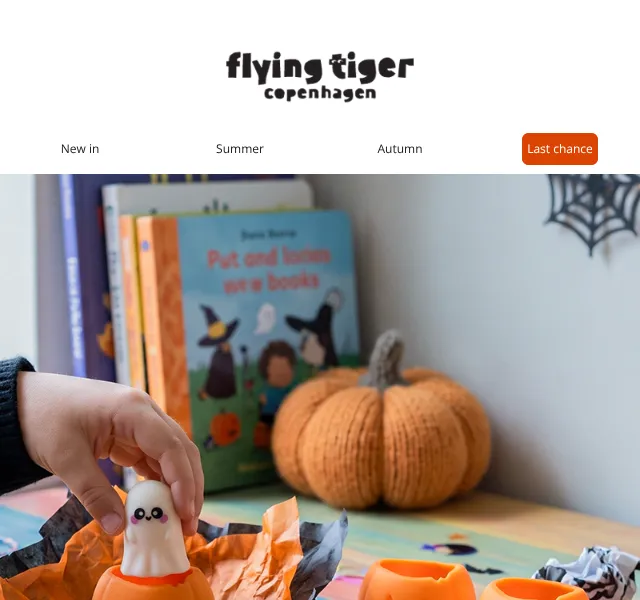 Flying Tiger Copenhagen: Halloween dekorace a kostýmy – září 2026