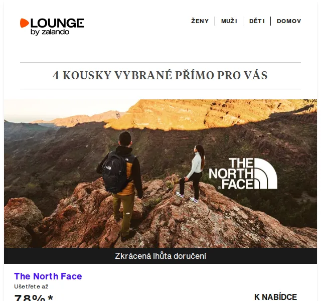 Lounge by Zalando: The North Face, Tommy Hilfiger – slevy až 80 % – červen 2026 | Nuslet.cz