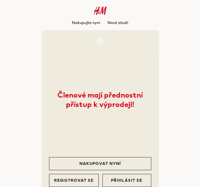 H&M Fashion: Přednostní přístup k výprodeji pro členy – červen 2026 | Nuslet.cz