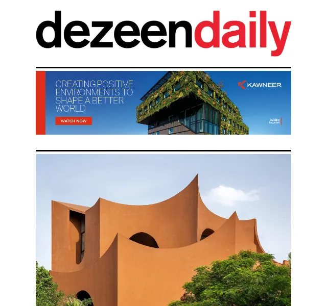 Dezeen Daily: Novinky z architektury a designu – červen 2026 | Nuslet.cz