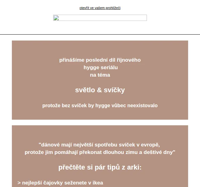 arki: svíčky a svícny se slevou 10 % – říjen 2022 | Nuslet.cz