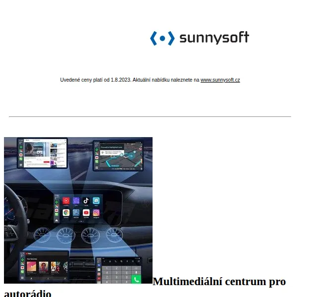 Sunnysoft: Carlinkit CarPlay, Xiaomi nářadí, sluchátka KZ – červen 2026 | Nuslet.cz