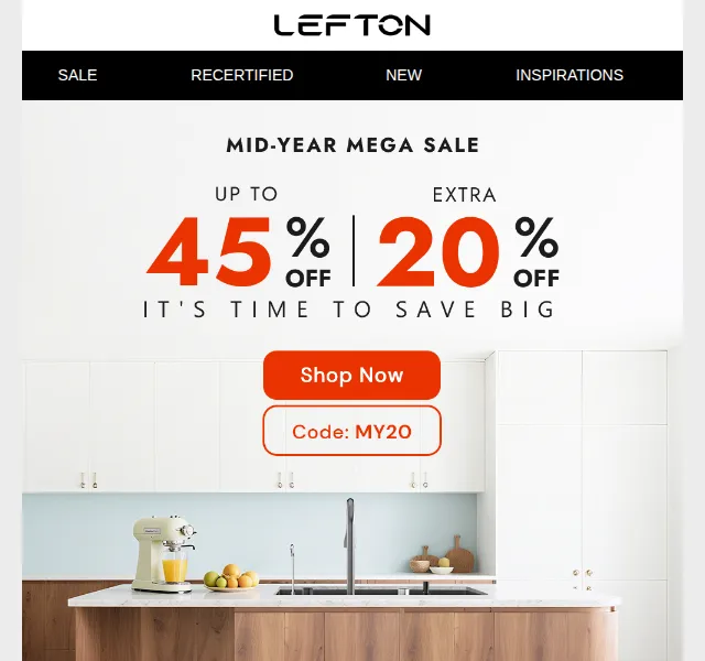 Lefton Sanitary: MID-YEAR MEGA SALE sleva až 45 % – červen 2026 | Nuslet.cz