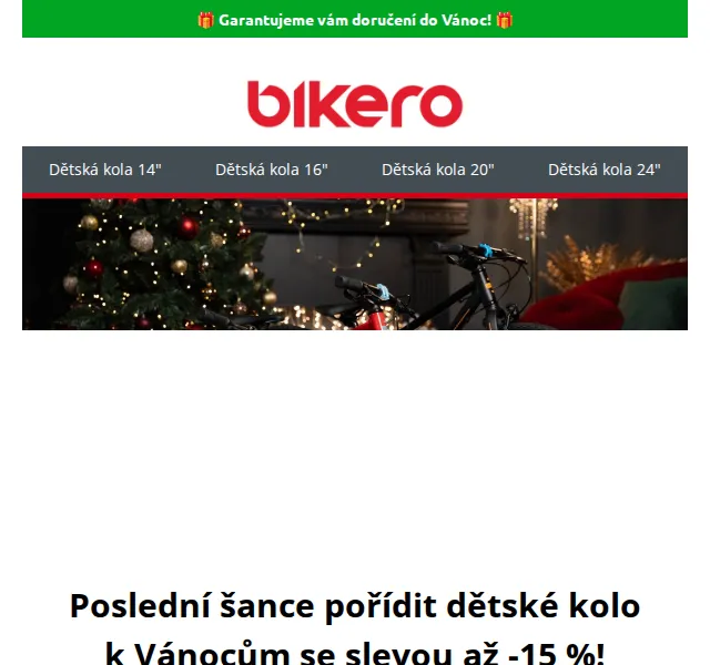 czbikero: Dětská kola se slevou až 15 % – červen 2026 | Nuslet.cz