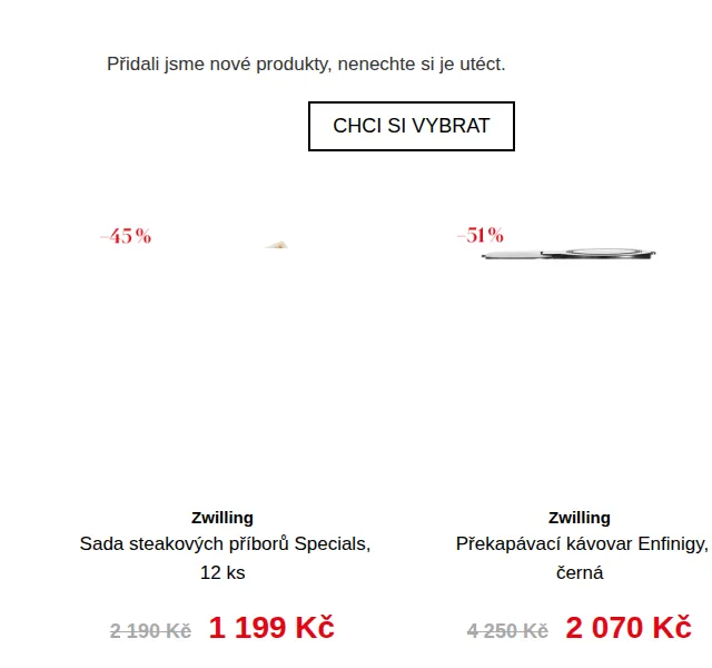 Potten & Pannen: Letní výprodej – Zwilling, Smeg, Staub od 1 199 Kč – červen 2026 | Nuslet.cz