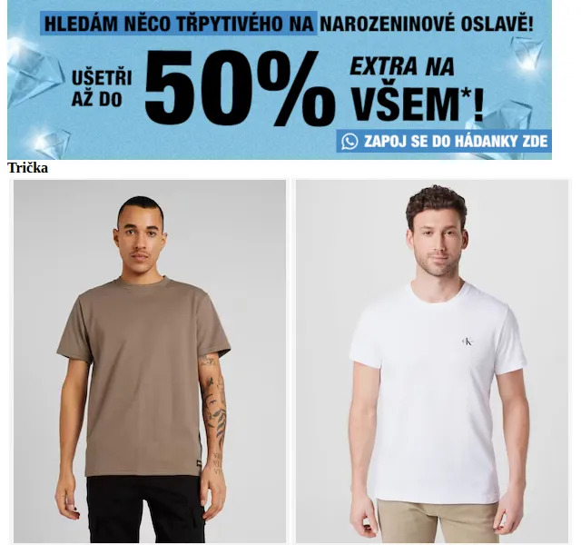 ABOUT YOU: Džíny a trička – červen 2026 | Nuslet.cz