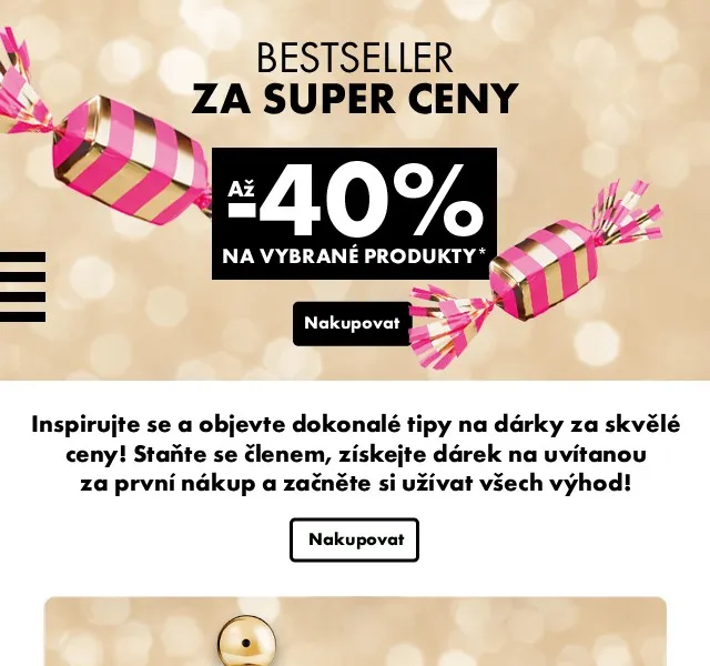 Sephora: Bestsellery až -40 % – červen 2026 | Nuslet.cz