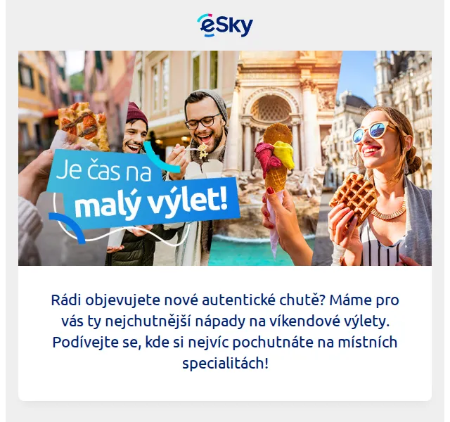 eSky: Levné letenky do Evropy od 372 CZK – červen 2026 | Nuslet.cz