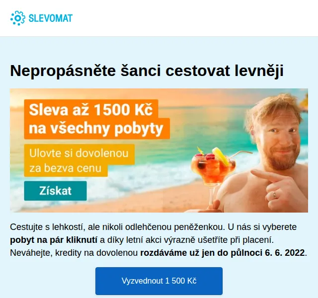 Slevomat: 1500 Kč na cestování – červen 2022 | Nuslet.cz