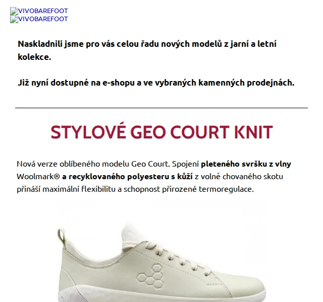 VIVOBAREFOOT: nové modány jarní a letní kolekce – červen 2026 | Nuslet.cz
