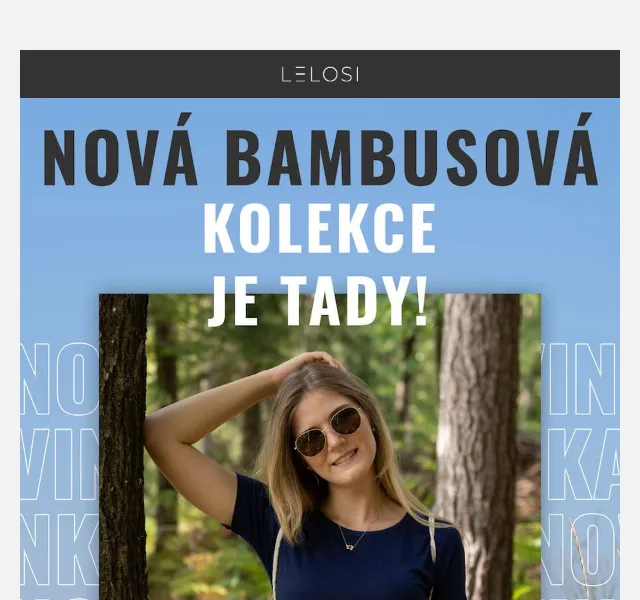 LELOSI: Bambusová kolekce se slevou 20 % – červen 2026 | Nuslet.cz