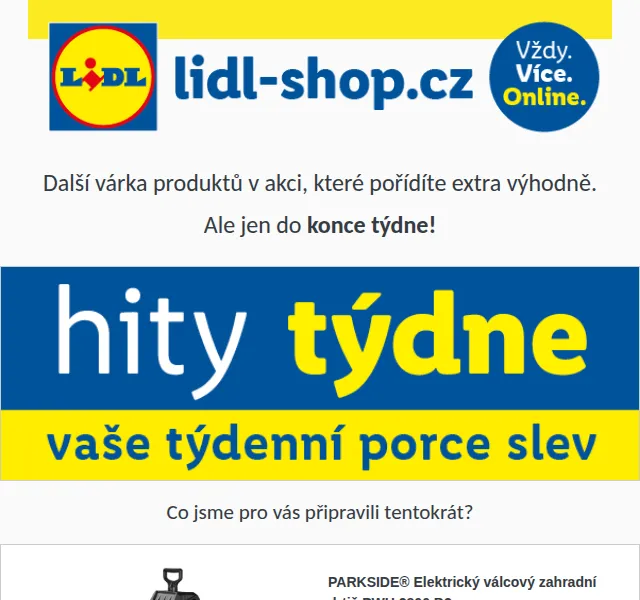 Lidl: Hity týdne se slevou až 56 % – červen 2026 | Nuslet.cz