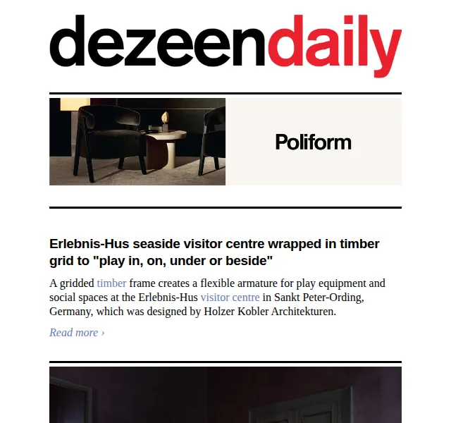 Dezeen Daily: Designové novinky z Milan Design Week – červenec 2026 | Nuslet.cz