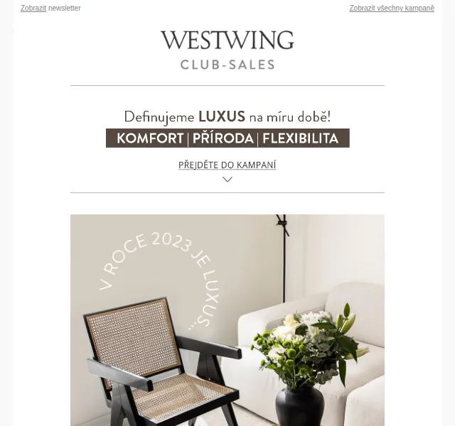 Westwing: luxusní nábytek a dekorace – červen 2026 | Nuslet.cz