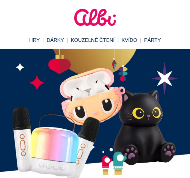 Albi: dárky pro teenagery a chytré technologie – červenec 2026 | Nuslet.cz