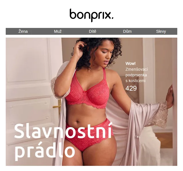 bonprix: Slavnostní prádlo – červen 2026 | Nuslet.cz