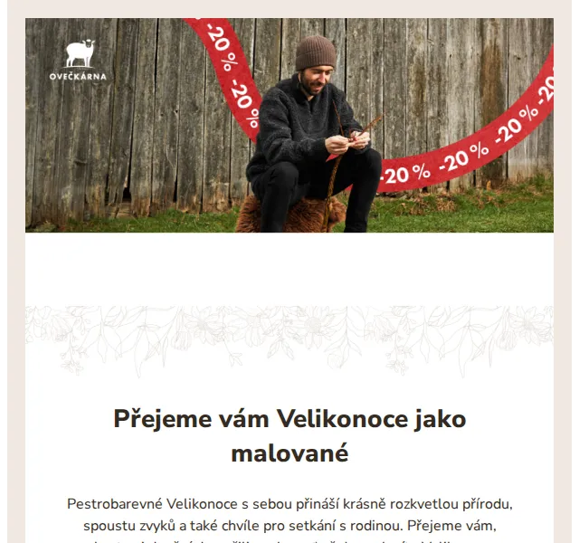 Ovečkárna: 20% sleva na vlněné produkty – červen 2026 | Nuslet.cz