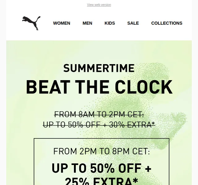 PUMA: Sleva až 50 % + 25 % extra – červen 2026